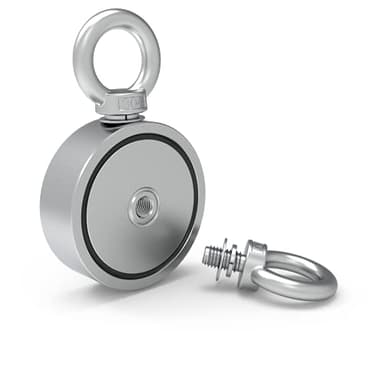 MHDMAG Double Sided 1000 lbs Fishing Magnet
