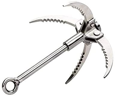 Brute Magnetics Stainless Steel Foldable Grappling Hook