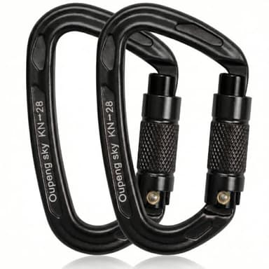 Oupeng sky Auto Locking Carabiner Clips 28KN