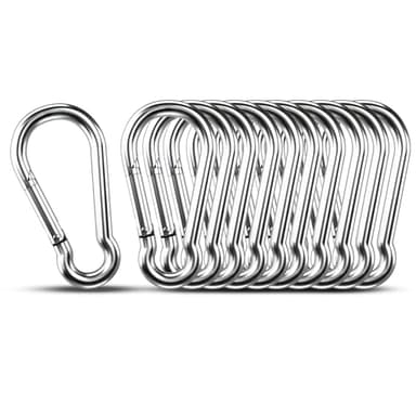 KINLINK 304 Stainless Steel Spring Snap Carabiner Clip
